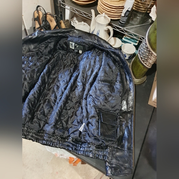 Vintage geniune leather jacket Pacific Flyer - Picture 12 of 15